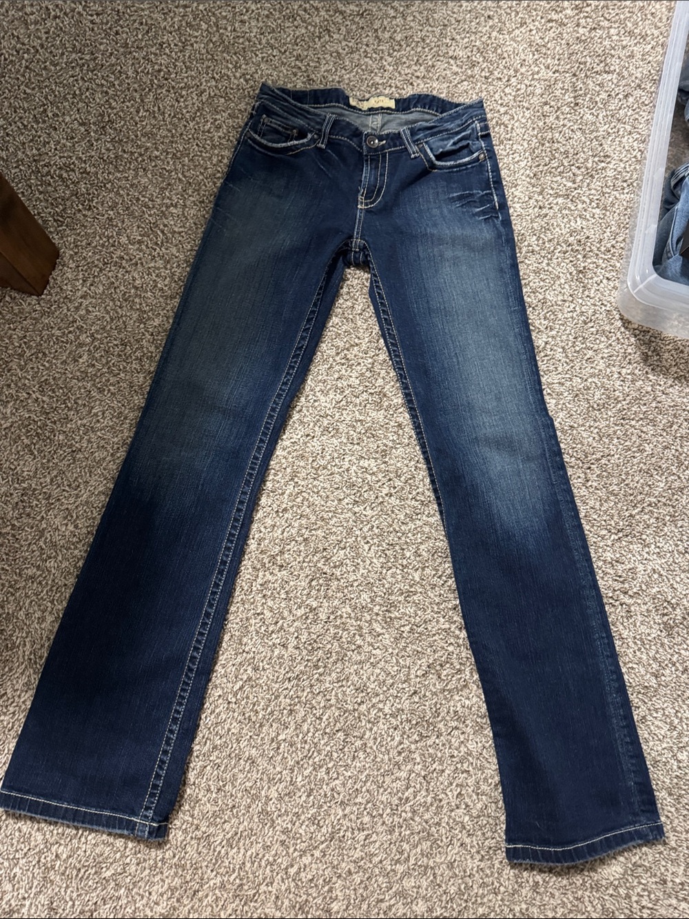 BKE Kate Bootcut Jeans 27x35.5 Dark Wash Stretch Denim